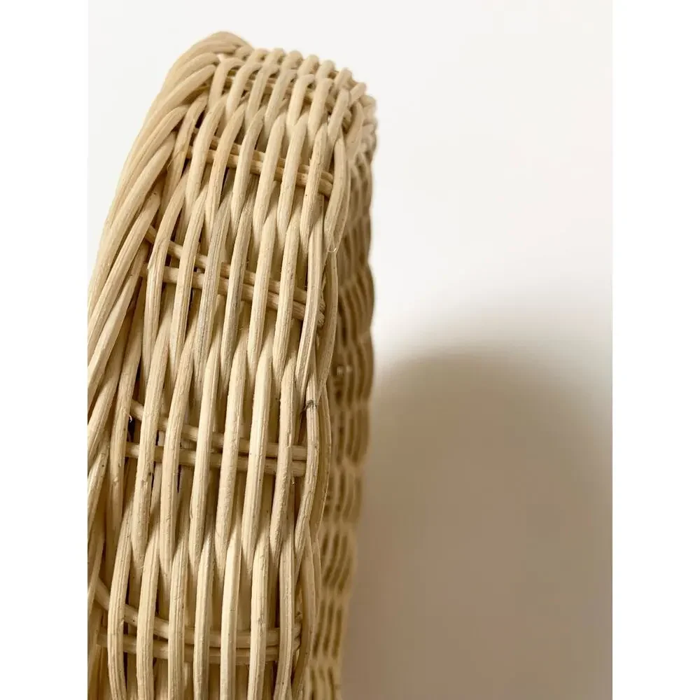 Studio Decor Woven Round Wall Mirror - Natural Tan